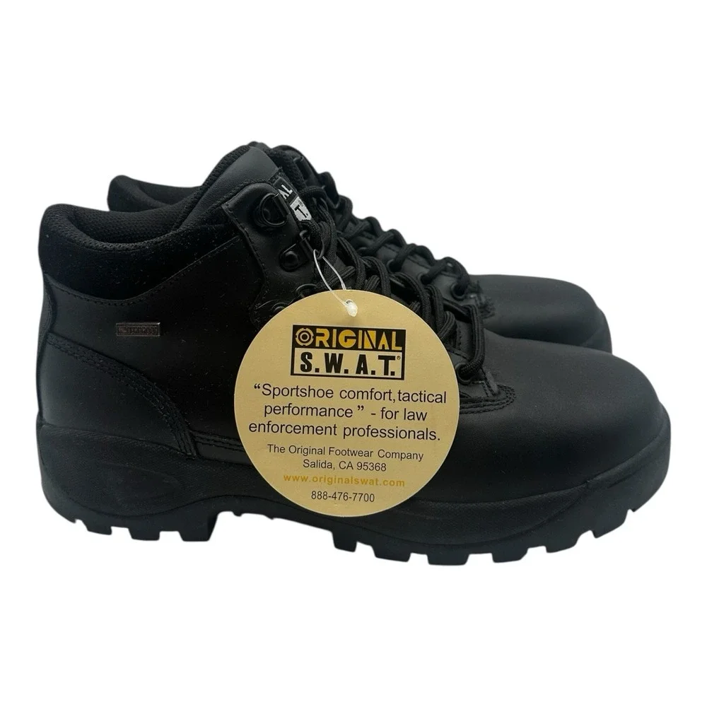Original SWAT Boots Mens Sz 8.5 Black Leather 5